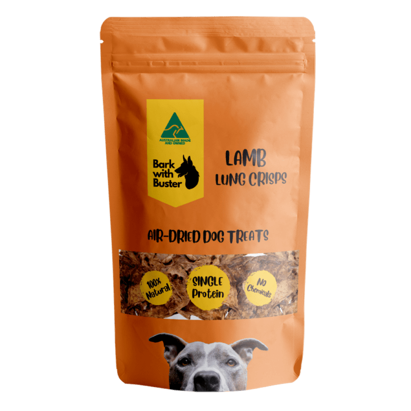 Looking for a light, healthy treat your dog will love? Bark with Buster's Dog Lamb Lung Crisps are the answer! Made with 100% Aussie lamb lung, these air-dried wafer treats are packed with nutrients and perfect for pups of all sizes. Shop now and unleash the happy dance with these guilt-free rewards!