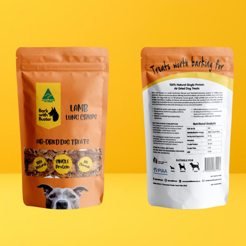 Lamb Lung Crisp Dog Treats - Image 5