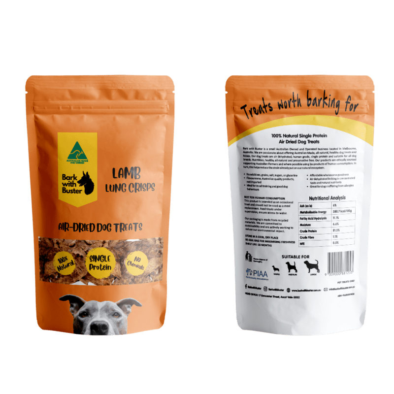 Lamb Lung Crisp Dog Treats - Image 4