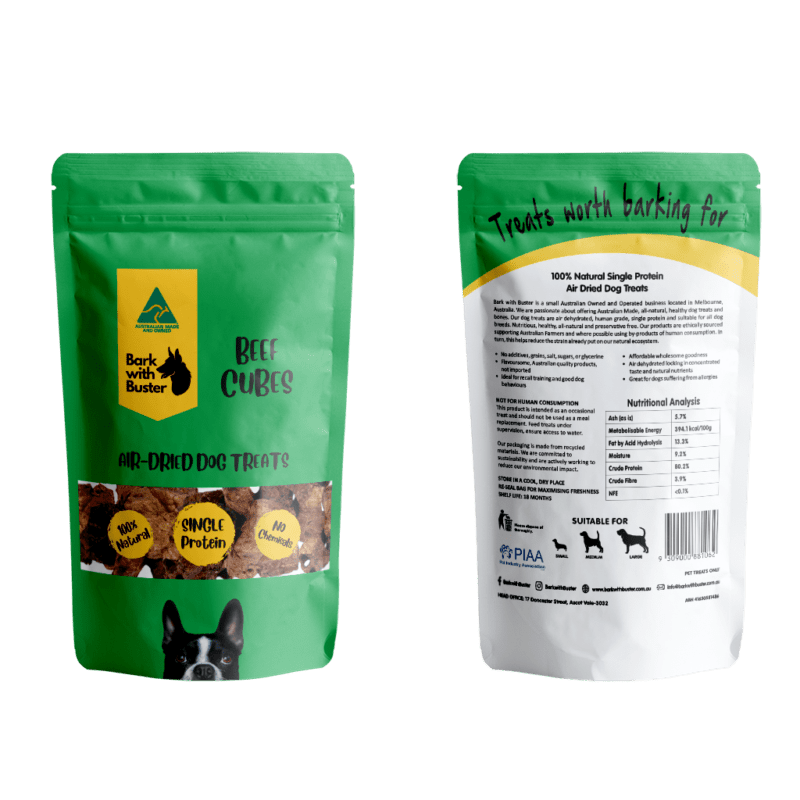 Beef Lung Cube Dog Treats - Image 3