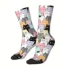 unisex cat pattern socks