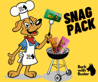 Snag Pack Dog Treats: Snag a Bargain on Drool-Worthy Bark with Buster Dog Treats Hey Strewth Mates! Your Furry Fair Dinkum Friend Deserves a Snag, Don't They? Introducing the Snag Pack Dog Treats, the be all and end all of dog treat variety – for a small price that'll have your wallet doing a happy dance (and maybe your dog a tippy tap dance too). We're talking three of our most popular, all-natural, drool-worthy treats, bundled together for a price that's better than a snag from the barbie on Australia Day (without the dodgy onion!).